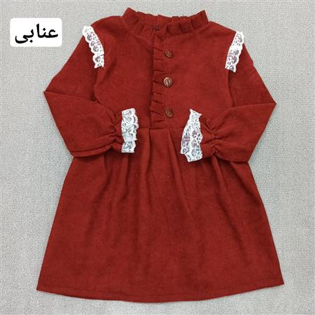 پیراهن مجلسی جلو دکمه