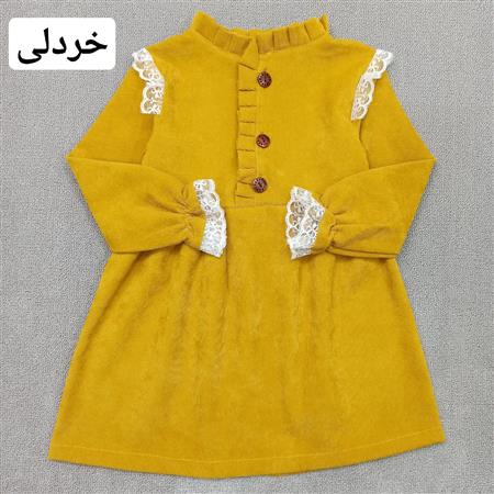 پیراهن مجلسی جلو دکمه