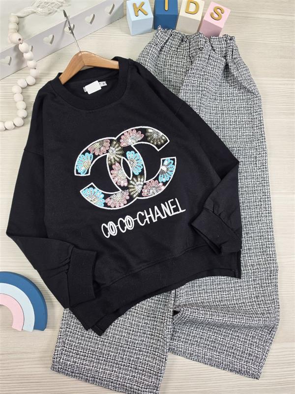 بلوز شلوار پولکی coco chanel - تصویر 7