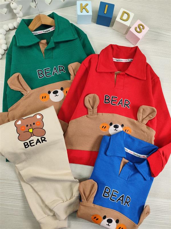 بلوز شلوار یقه دار Bear 