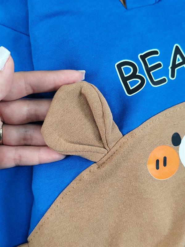 بلوز شلوار یقه دار Bear  - تصویر 7