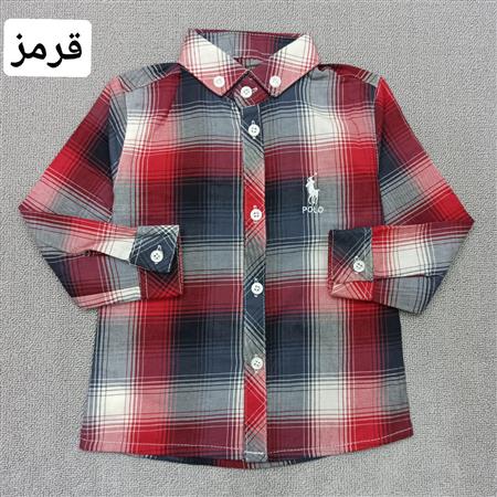 پیراهن چهارخونه ریز Polo سایز کوچک