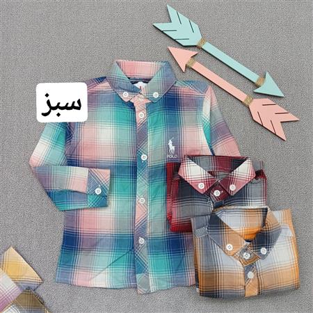 پیراهن چهارخونه ریز Polo سایز بزرگ