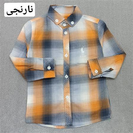 پیراهن چهارخونه ریز Polo سایز بزرگ