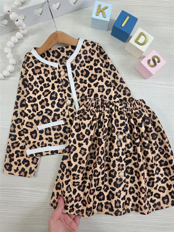 کت دامن پلنگی سهیلا - تصویر 5