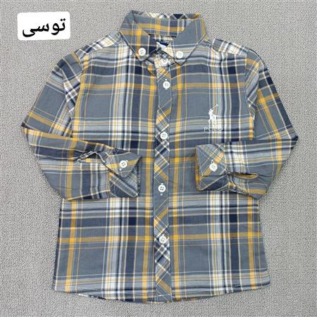 پیراهن چهارخونه درشت Polo سایز بزرگ