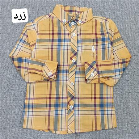 پیراهن چهارخونه درشت Polo سایز بزرگ
