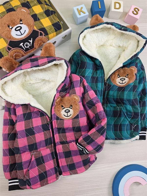 سویشرت چهارخونه تدی toy