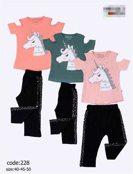 تیشرت و شلوارک یونیکورن 🦄