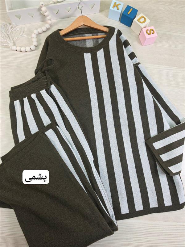 بافت شلوار خط سفید(مادر) - تصویر 2