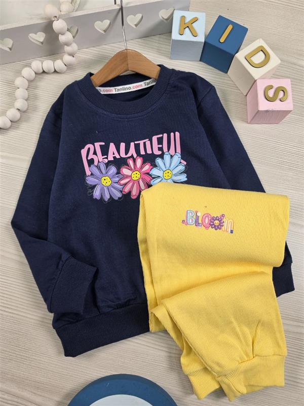 بلوز شلوار سه گل beautiful - تصویر 6