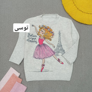 بلوز بافت دختر و برج ایفل