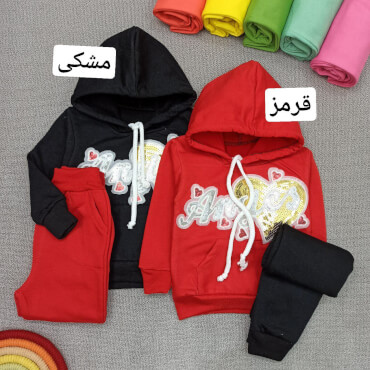 هودی شلوار طرح میکس تو کرکی