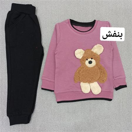 بلوز شلوار خرس عروسکی برجسته