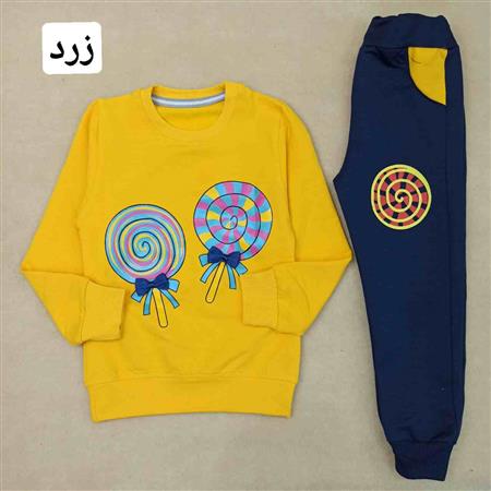 بلوز شلوار آبنبات چوبی