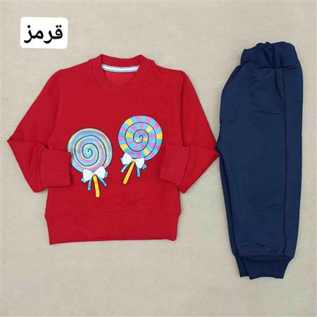 بلوز شلوار آبنبات چوبی