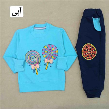 بلوز شلوار آبنبات چوبی