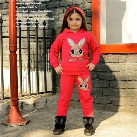 هودی شلوار دخترانه Rabbit happy
