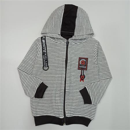 سویشرت راه راه off white