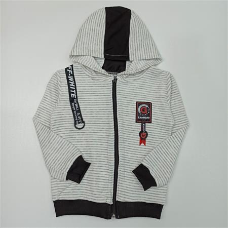 سویشرت راه راه off white