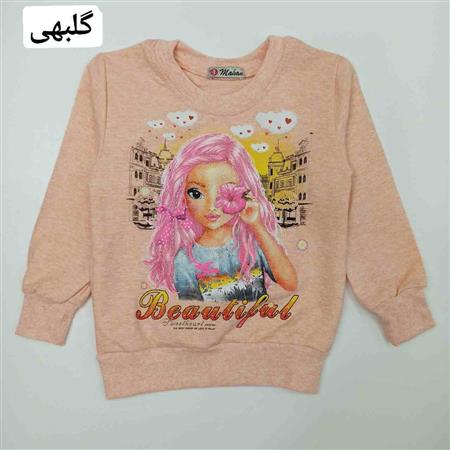 بلوز تک دختر و گل سایز کوچک