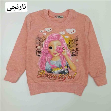 بلوز تک دختر و گل سایز بزرگ