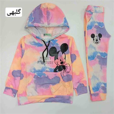 هودی شلوار آبرنگی میکی موس