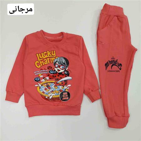 بلوز شلوار دختر کفشدوزکی Lucky charms