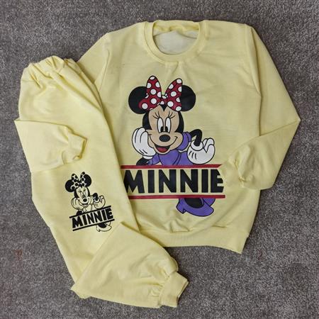 بلوز شلوار minnie زرد تکسایز