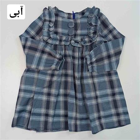پیراهن چهارخونه چین مربع