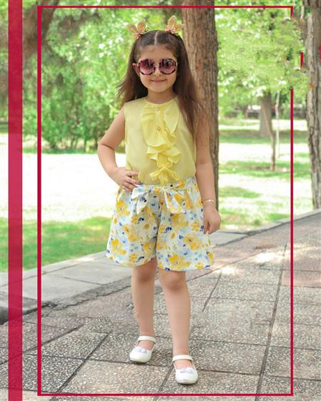 تاپ شورتک مجلسی دخترانه😍