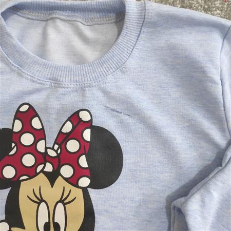 بلوز شلوار minnie آبی تکسایز