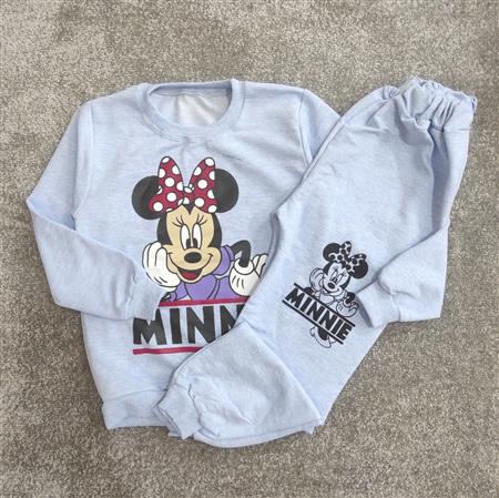بلوز شلوار minnie آبی تکسایز