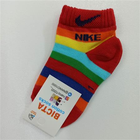 جوراب راه راه رنگی Nike