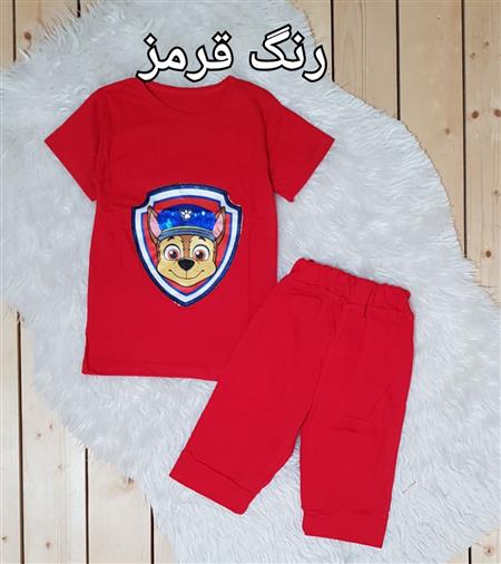 ست سگ نگهبان گلدوزی شده