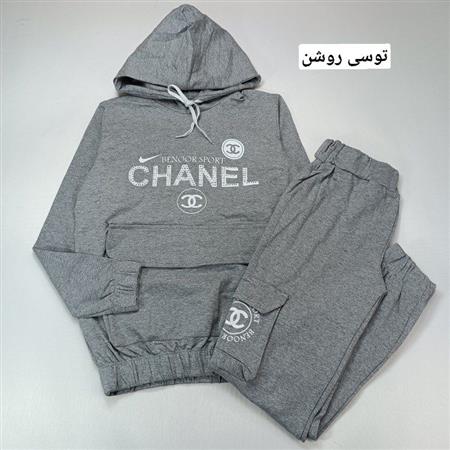 هودی شلوار Chanel نگینی