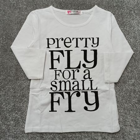 بلوز تک سفید Fly تکسایز
