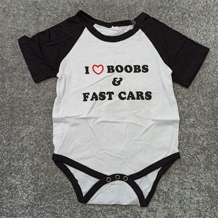 بلوز تک I love boobs تکسایز