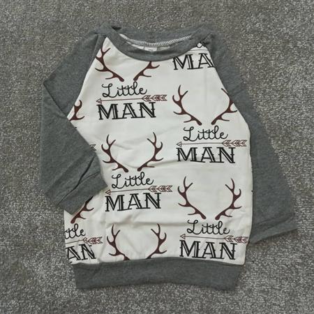 بلوز تک little man تکسایز