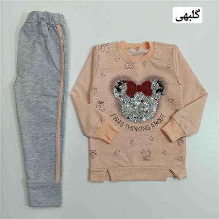 بلوز شلوار مینی پولکی