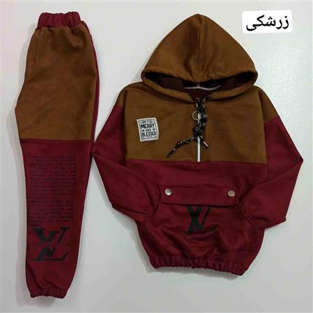 هودی شلوار مخمل سوئیت LV