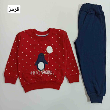 بلوز شلوار پنگوئن و بادکنک