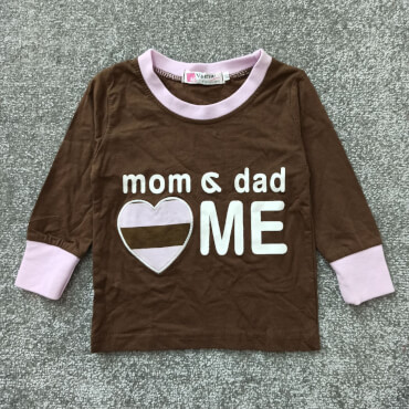 بلوز تک قهوه ای mom & dad تکسایز