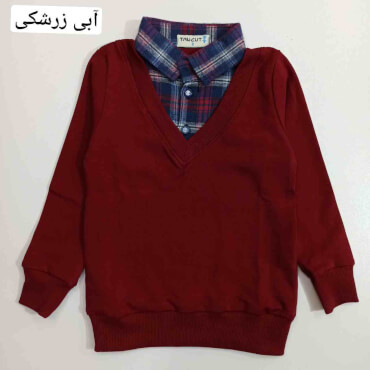 بلوز تک پسرانه یقه کشمیر