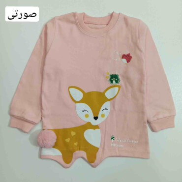بلوز تک آهو پوم دار