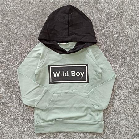 هودی تک سبز boy تکسایز
