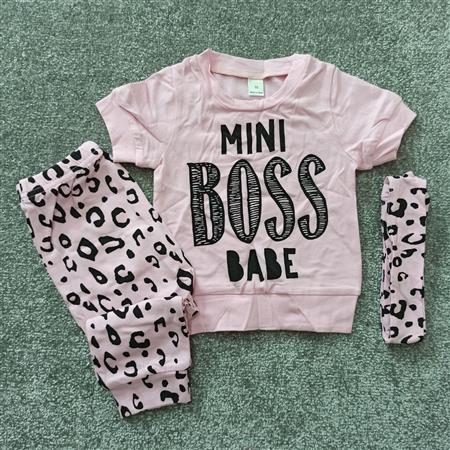سه تیکه صورتی Mini Boss Babe تکسایز