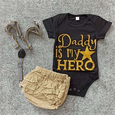 سه تیکه بادی و شورت Daddy Hero تکسایز