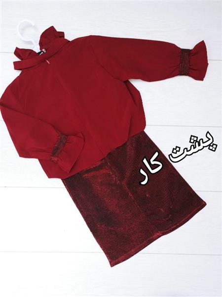 پیراهن مجلسی بالاتنه حریر کرپ و پایین لمه