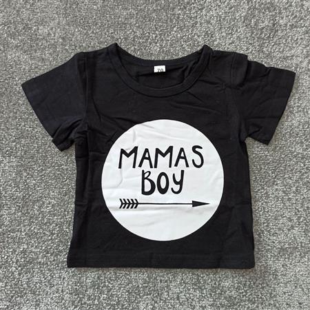 تیشرت مشکی Mama's boy تکسایز